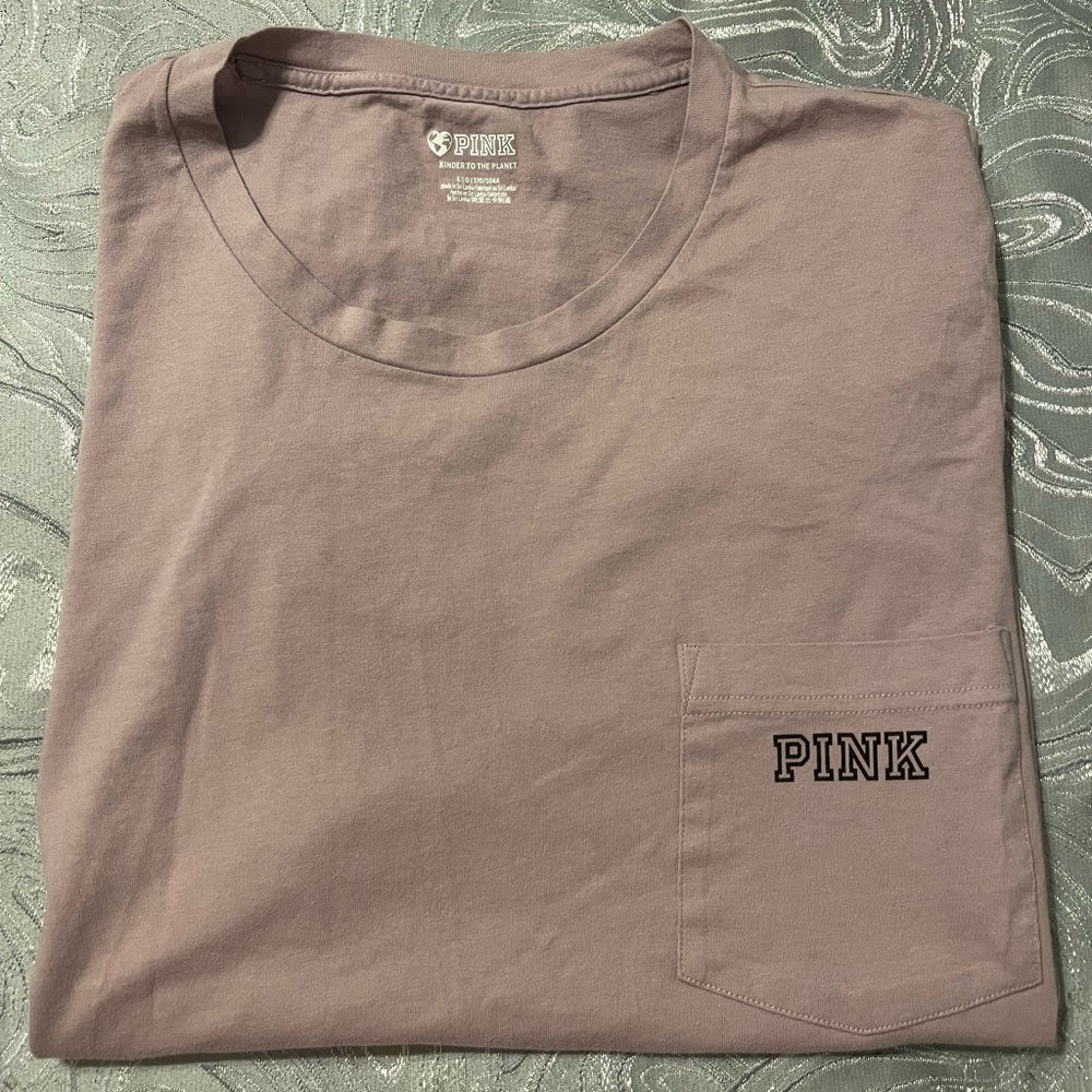 Victoria’s Secret PINK Campus Logo Short Sleeve T Shirt